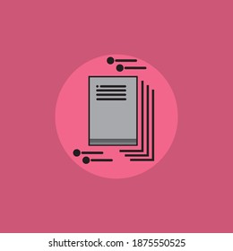 paper icon design, simple book icon. modern icon