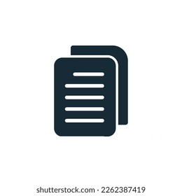 Paper Icon Design Template Elements