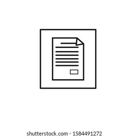 paper icon design template EPS 10