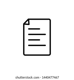 paper icon design template. Trendy style, vector eps 10