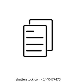 paper icon design template. Trendy style, vector eps 10