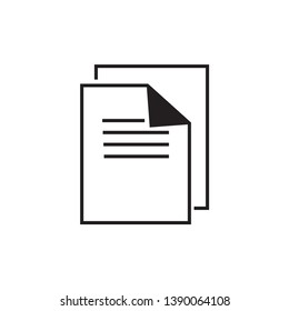 PAPER ICON DESIGN, VECTOR EPS10