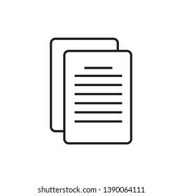 PAPER ICON DESIGN, VECTOR EPS10