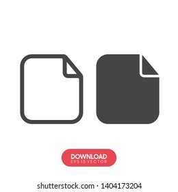 PAPER ICON DESIGN, VECTOR EPS10 - Vector