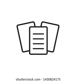 paper icon design, vector eps10