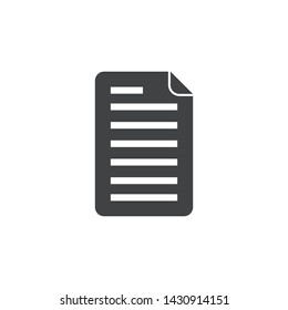 paper icon design, vector eps10