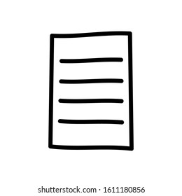 paper icon design vector template