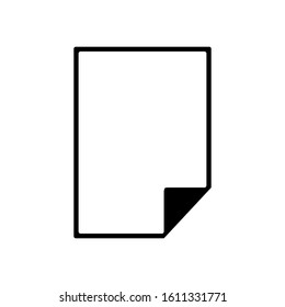 paper icon design vector template