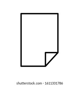 paper icon design vector template