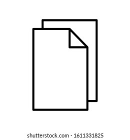 paper icon design vector template