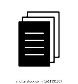 paper icon design vector template