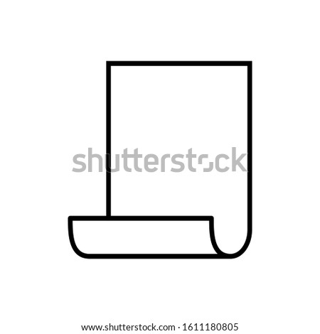 paper icon design vector template