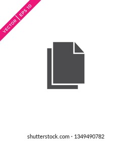 Paper Icon, Document Icon, Outline Style