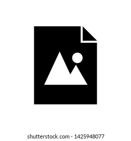 Paper Icon. Document, Page, Note or File Illustration As A Simple Vector Sign & Trendy Symbol for Design and Websites, Presentation or Mobile Application. 