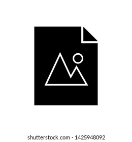 Paper Icon. Document, Page, Note or File Illustration As A Simple Vector Sign & Trendy Symbol for Design and Websites, Presentation or Mobile Application. 