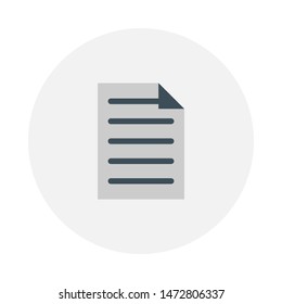 Paper icon, Document icon, Vector