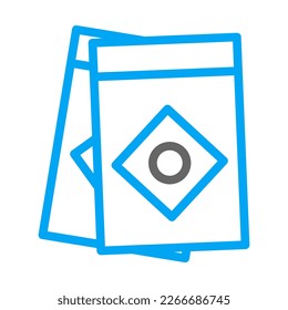 paper icon duocolor blue style chinese new year illustration vector perfect. Icon sign from modern collection for web. Nice design perfect