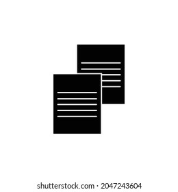 paper icon, form vector, note illustration