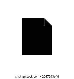 paper icon, form vector, note illustration