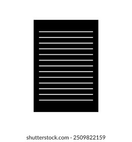 Ícone de papel ilustrado no plano de fundo