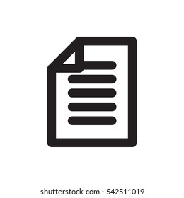 paper icon illustration isolated vector sign symbol