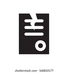 paper icon illustration isolated vector sign symbol
