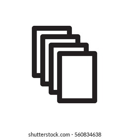 paper icon illustration isolated vector sign symbol