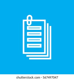 paper icon illustration isolated vector sign symbol