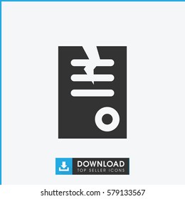 paper icon illustration isolated vector sign symbol