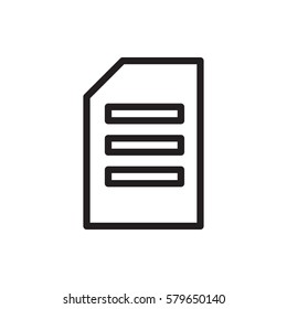 paper icon illustration isolated vector sign symbol