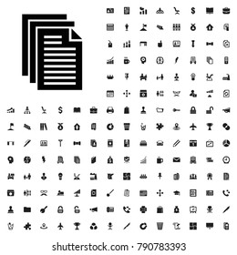 Paper icon illustration isolated vector sign symbol. editable company icons vector set.