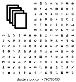 Paper icon illustration isolated vector sign symbol. editable company icons vector set.