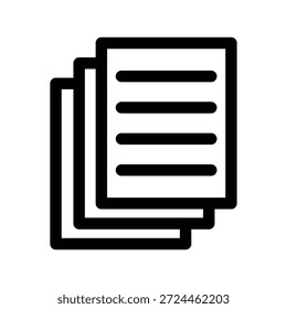 Paper icon illustration vector design template