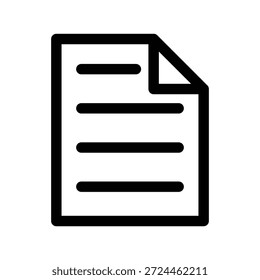 Paper icon illustration vector design template
