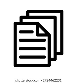 Icono de papel ilustración Vector diseño Plantilla