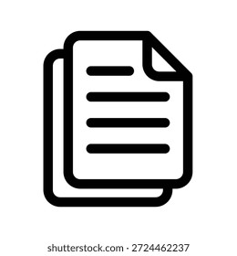 Icono de papel ilustración Vector diseño Plantilla