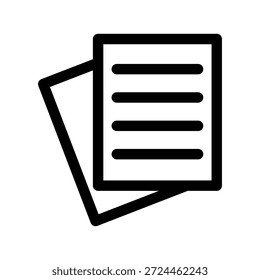Icono de papel ilustración Vector diseño Plantilla