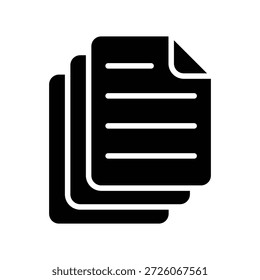Icono de papel ilustración Vector diseño Plantilla