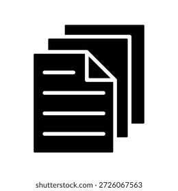 Icono de papel ilustración Vector diseño Plantilla