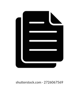 Icono de papel ilustración Vector diseño Plantilla