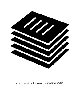 Vektordesign-Vorlage für Papiersymbol