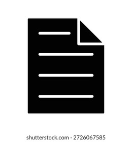 Icono de papel ilustración Vector diseño Plantilla