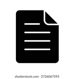 Icono de papel ilustración Vector diseño Plantilla