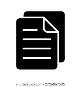 Icono de papel ilustración Vector diseño Plantilla