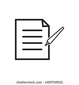 paper icon logo design template