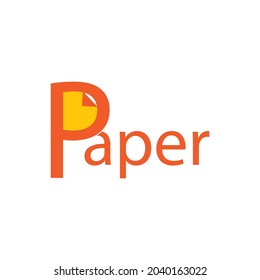 paper icon logo vector design