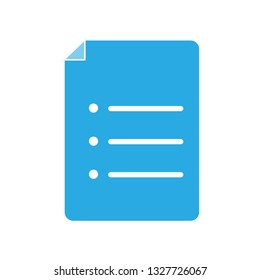paper icon on white background. flat style. forms icon for your web site design, logo, app, UI. file web symbol paper sign. 