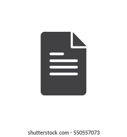 Paper Icon on the white background