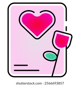 paper icon outlines gradient colour style. Suitable for website design, logo, app, UI and etc. Based on the size of the icon in general, so it can be reduced.