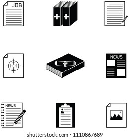 paper icon set